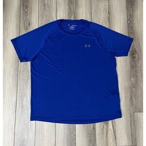 Under Armour Blue The Tech Tee Short Sleeve Athletic Shirt Mens Size XL